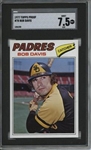 1977 Topps #78 Bob Davis 9 card progressive proof.